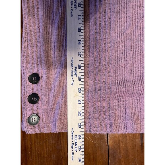 A.U.W Women's dusty pink pullover cap sleeve top size L - Picture 5 of 8